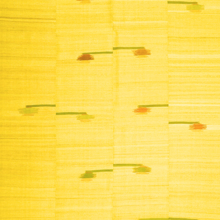 Solid Yellow Modern Rug, con1171yw