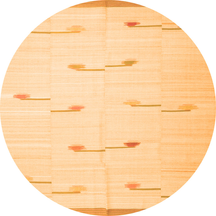 Machine Washable Solid Orange Modern Area Rugs, wshcon1171org