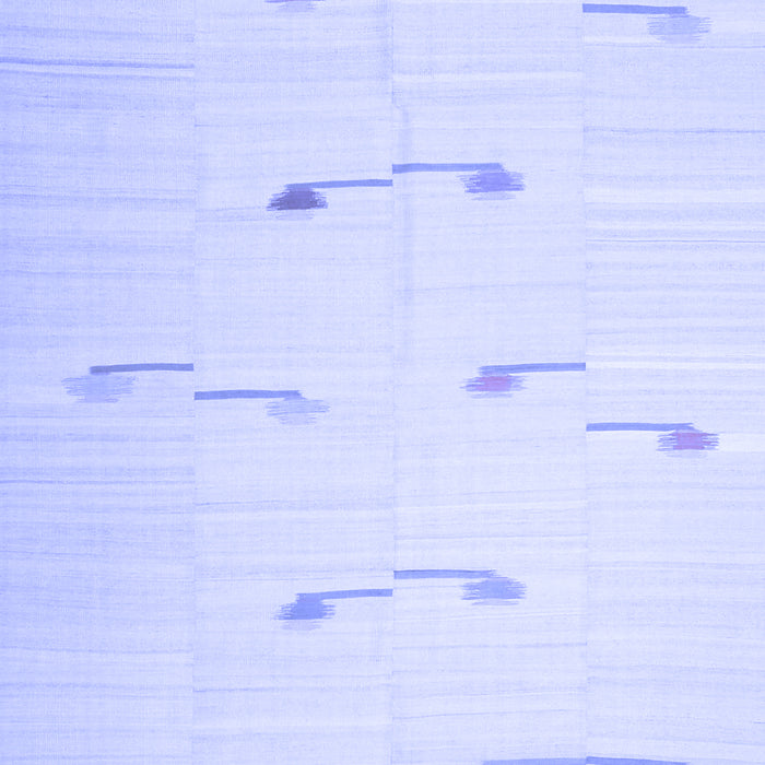 Machine Washable Solid Blue Modern Rug, wshcon1171blu