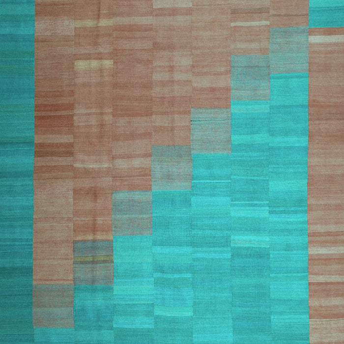 Machine Washable Abstract Light Blue Contemporary Rug, wshcon1172lblu