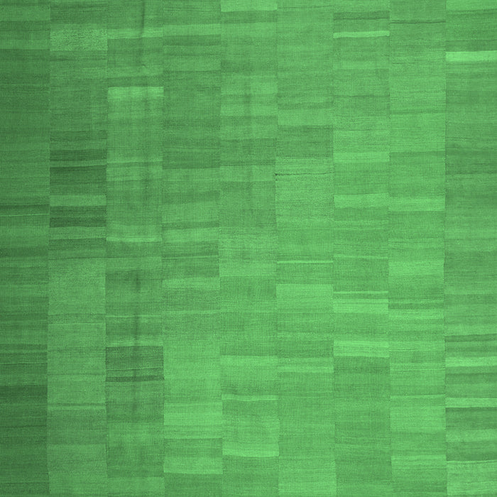 Machine Washable Abstract Emerald Green Contemporary Area Rugs, wshcon1172emgrn