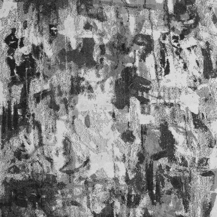 Abstract Gray Contemporary Rug, con1173gry