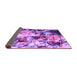 Sideview of Abstract Purple Contemporary Rug, con1173pur