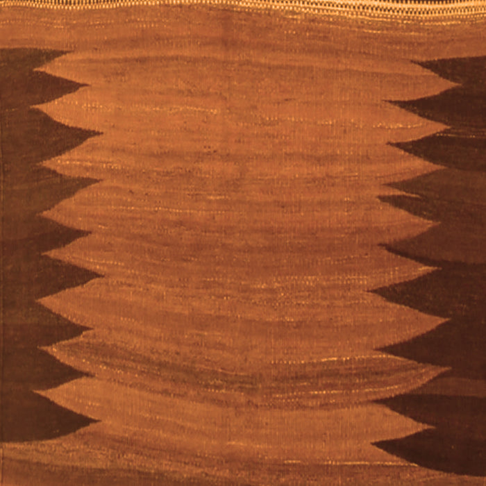 Serging Thickness of Machine Washable Abstract Orange Contemporary Area Rugs, wshcon1174org