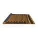 Sideview of Abstract Brown Contemporary Rug, con1174brn
