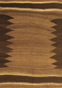 Abstract Brown Contemporary Rug, con1174brn