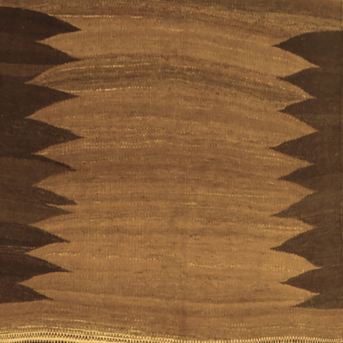 Machine Washable Abstract Brown Contemporary Rug, wshcon1174brn