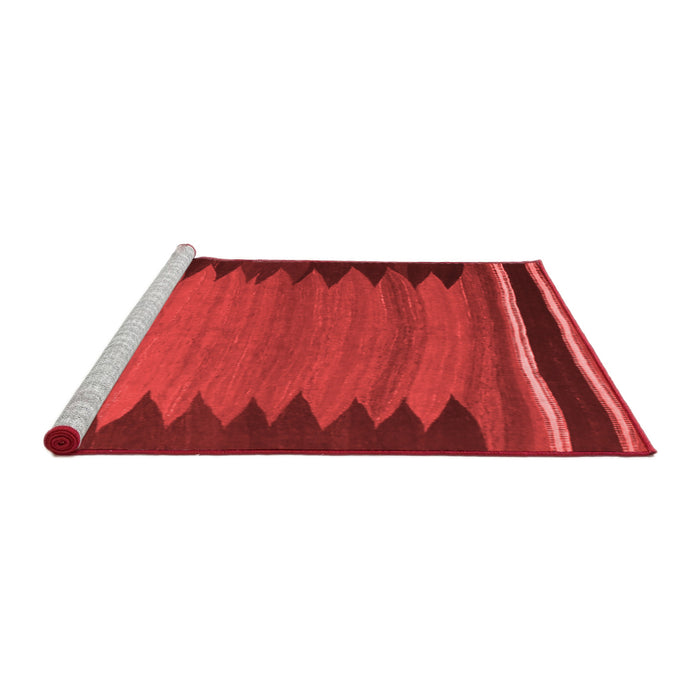 Contemporary Red Washable Rugs