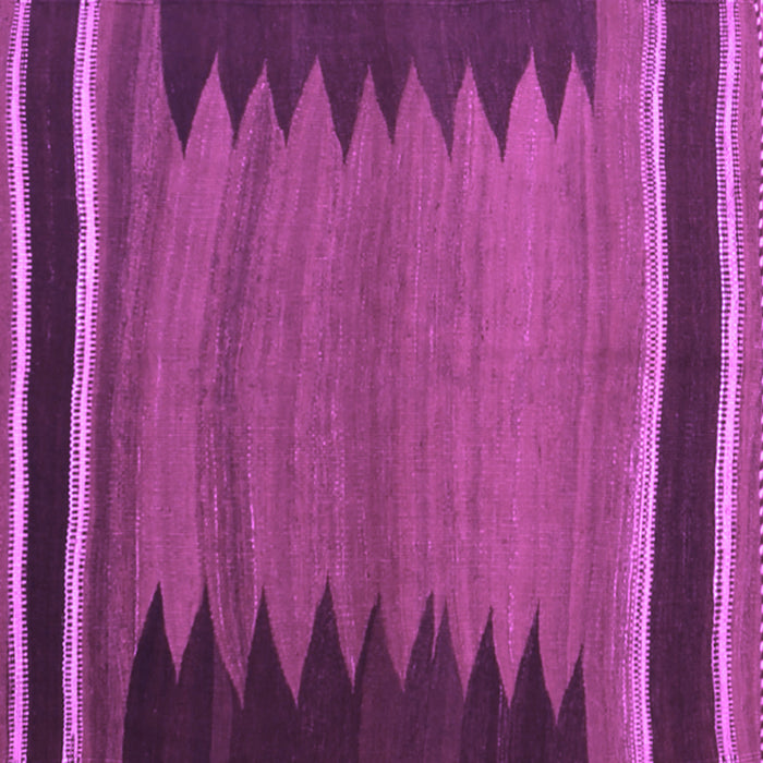 Square Machine Washable Abstract Purple Contemporary Area Rugs, wshcon1174pur