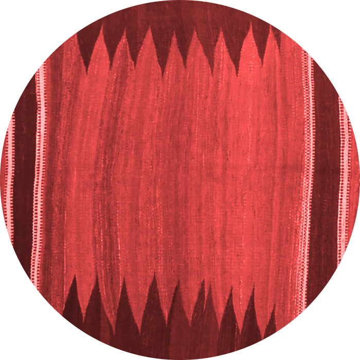 Machine Washable Abstract Red Contemporary Rug, wshcon1174red