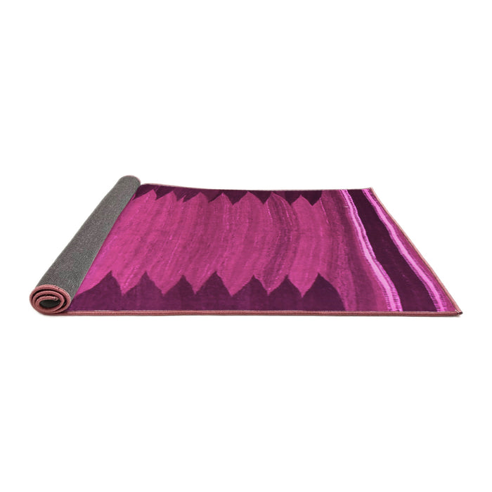 Sideview of Abstract Pink Contemporary Rug, con1174pnk