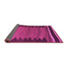 Sideview of Abstract Pink Contemporary Rug, con1174pnk