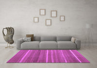 Machine Washable Abstract Purple Contemporary Rug, wshcon1175pur