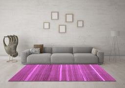 Machine Washable Abstract Purple Contemporary Area Rugs in a Living Room, wshcon1175pur