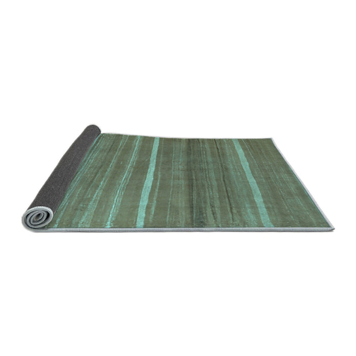 Sideview of Abstract Light Blue Contemporary Rug, con1175lblu