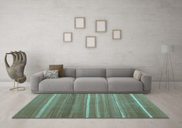 Machine Washable Abstract Light Blue Contemporary Rug in a Living Room, wshcon1175lblu