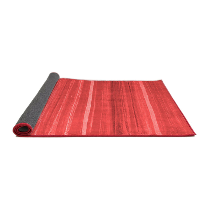 Abstract Red Contemporary Area Rugs