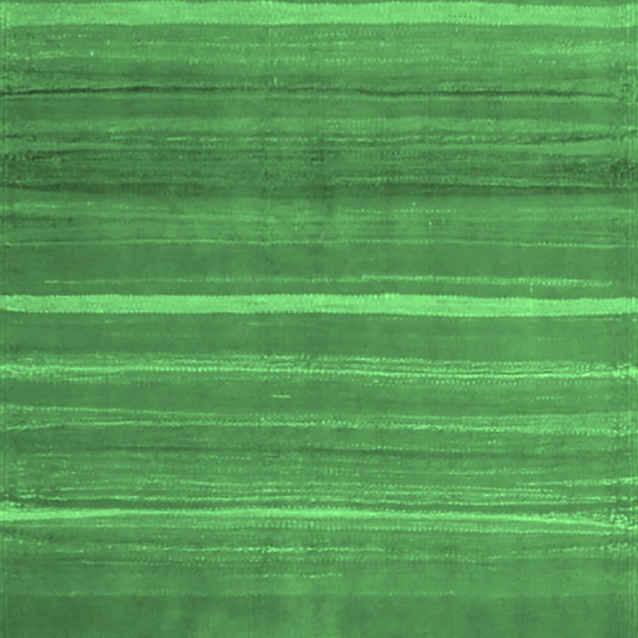 Machine Washable Abstract Emerald Green Contemporary Area Rugs, wshcon1175emgrn