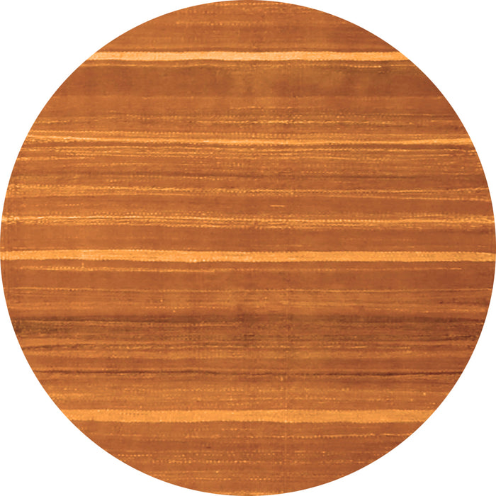 Square Abstract Orange Contemporary Rug, con1175org