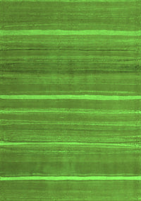 Abstract Green Contemporary Rug, con1175grn