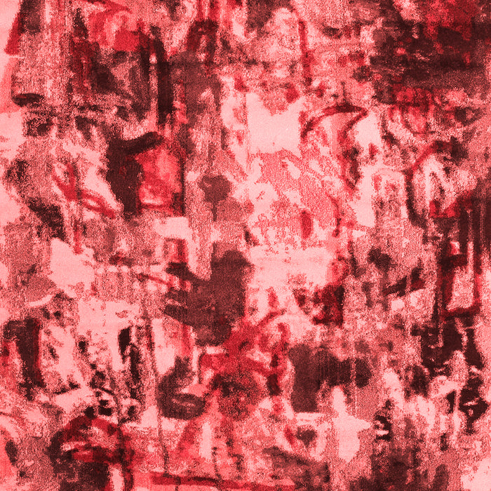 Abstract Red Contemporary Area Rugs