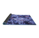 Sideview of Abstract Blue Contemporary Rug, con1176blu