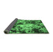 Sideview of Abstract Emerald Green Contemporary Rug, con1176emgrn