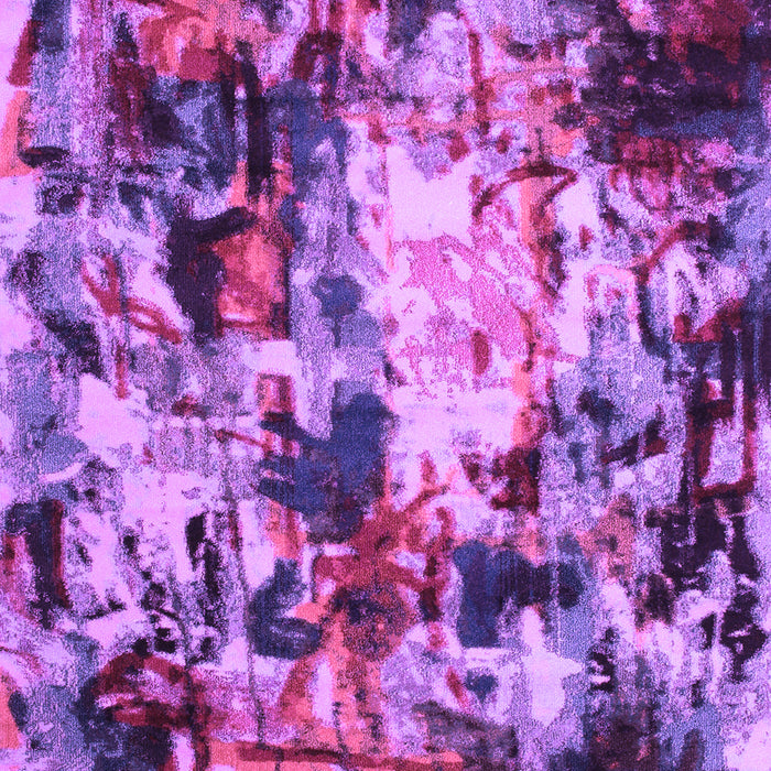 Abstract Purple Contemporary Rug, con1176pur