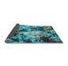 Sideview of Abstract Light Blue Contemporary Rug, con1176lblu