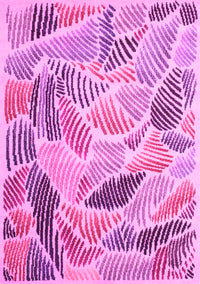 Abstract Pink Contemporary Rug, con1177pnk