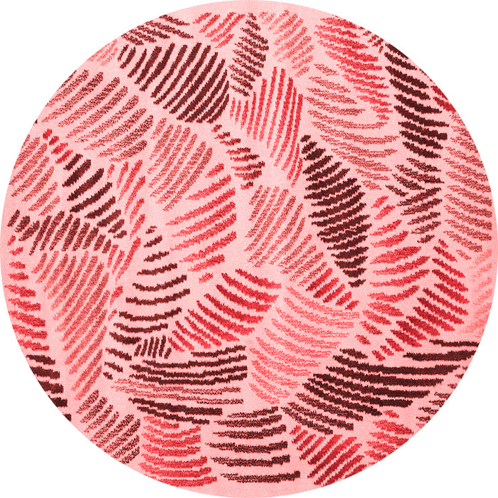 Machine Washable Abstract Red Contemporary Rug, wshcon1177red