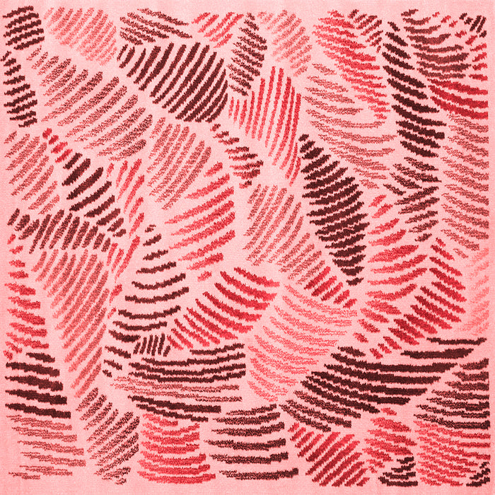 Abstract Red Contemporary Rug, con1177red