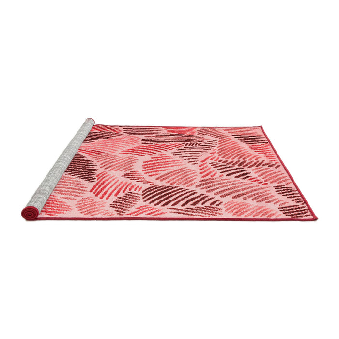 Contemporary Red Washable Rugs