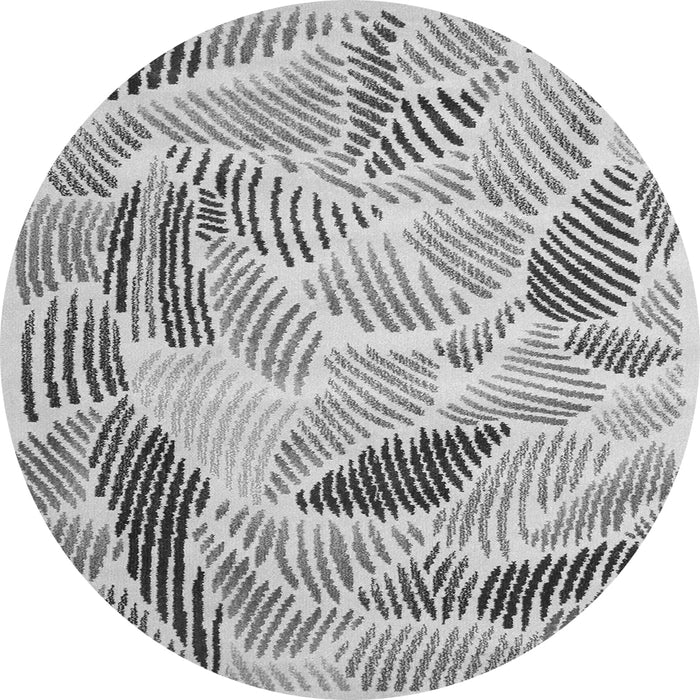 Machine Washable Abstract Gray Contemporary Rug, wshcon1177gry