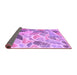 Sideview of Abstract Purple Contemporary Rug, con1177pur