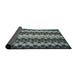 Thickness of Contemporary Gunmetal Gray Modern Rug, con1178