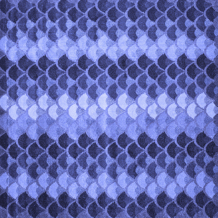 Square Machine Washable Abstract Blue Contemporary Rug, wshcon1178blu