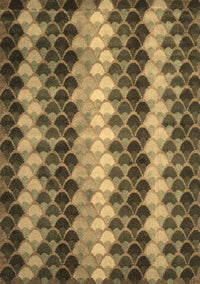 Abstract Brown Contemporary Rug, con1178brn