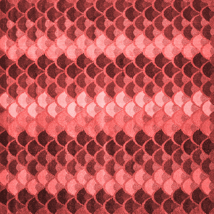 Machine Washable Abstract Red Contemporary Rug, wshcon1178red