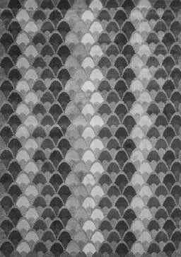 Abstract Gray Contemporary Rug, con1178gry