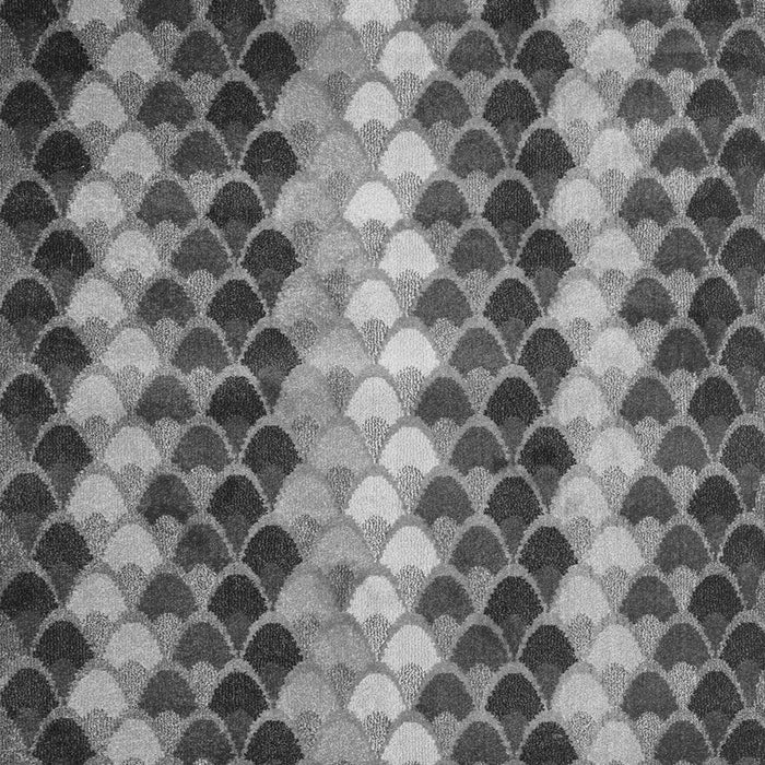 Abstract Gray Contemporary Rug, con1178gry