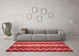 Contemporary Red Washable Rugs