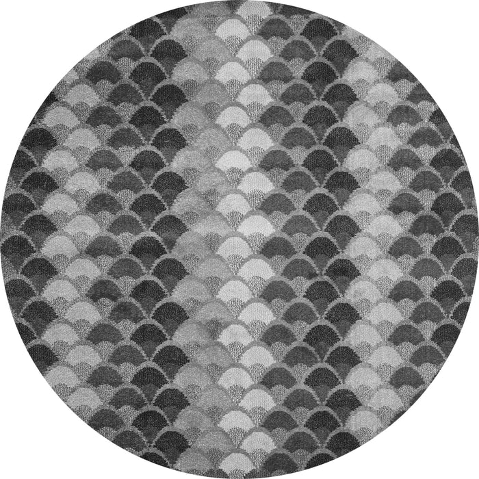 Machine Washable Abstract Gray Contemporary Rug, wshcon1178gry