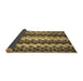 Sideview of Abstract Brown Contemporary Rug, con1178brn