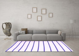 Machine Washable Solid Purple Modern Area Rugs in a Living Room, wshcon1179pur