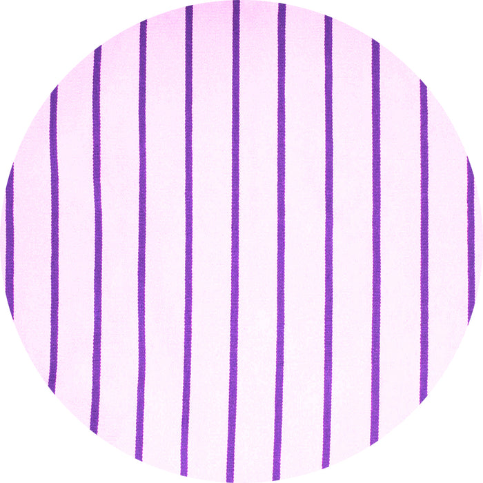 Round Solid Pink Modern Rug, con1179pnk