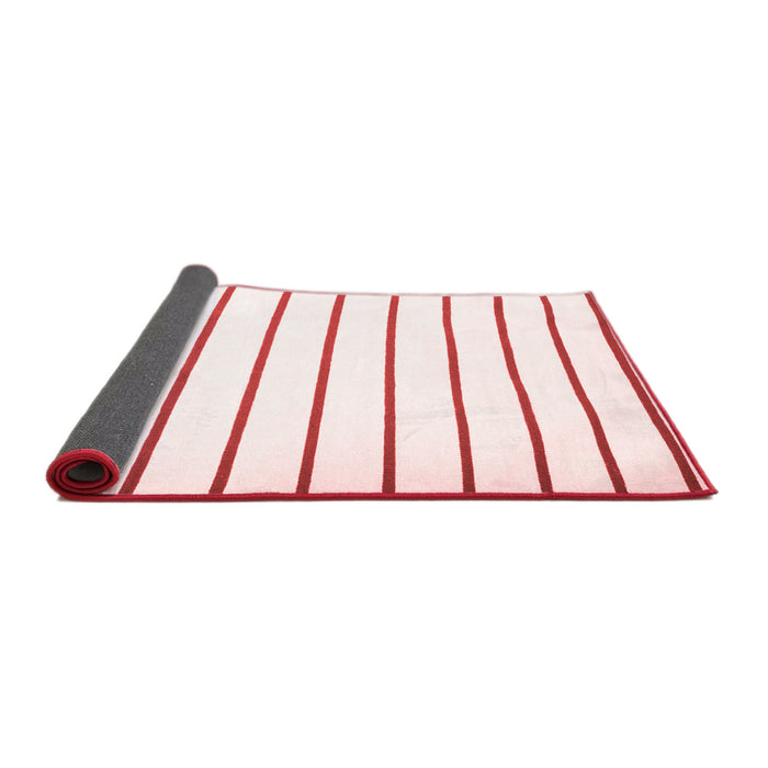 Solid Red Modern Area Rugs