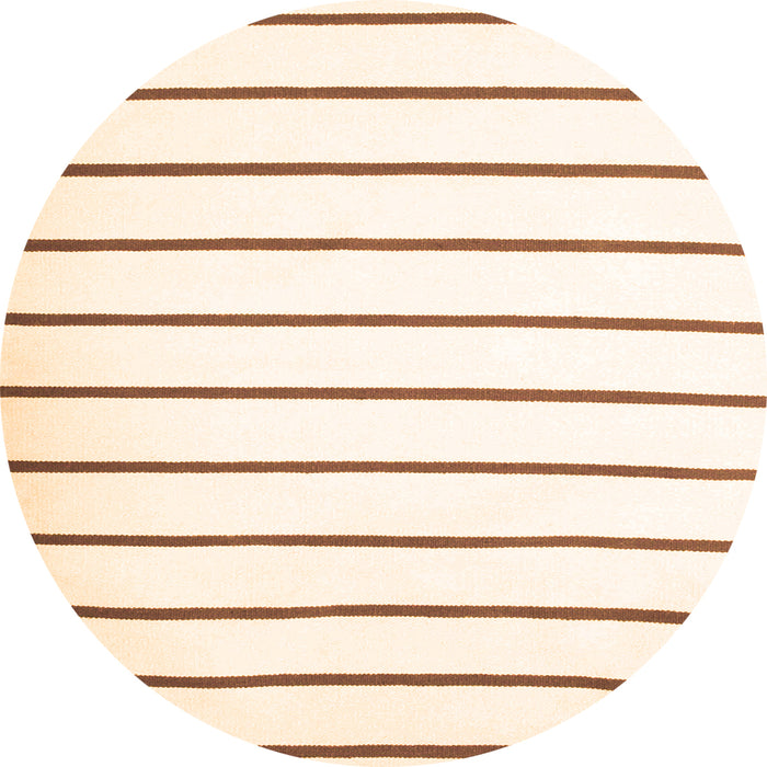 Square Solid Orange Modern Rug, con1179org