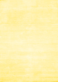 Solid Yellow Modern Rug, con117yw