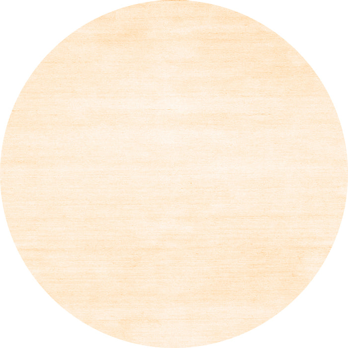 Square Solid Orange Modern Rug, con117org